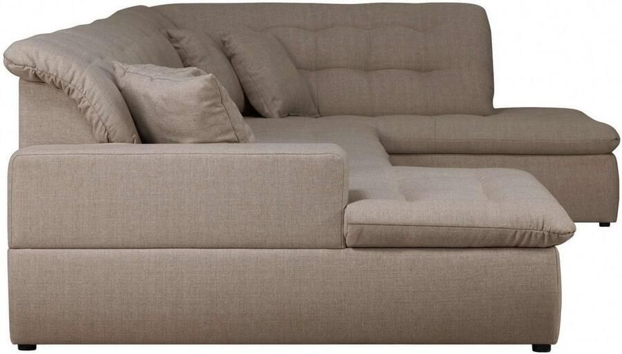 INOSIGN Zithoek BRISBANE nieuw U-model met verfijnd gestikt patroon matte look incl. sierkussens - Foto 2