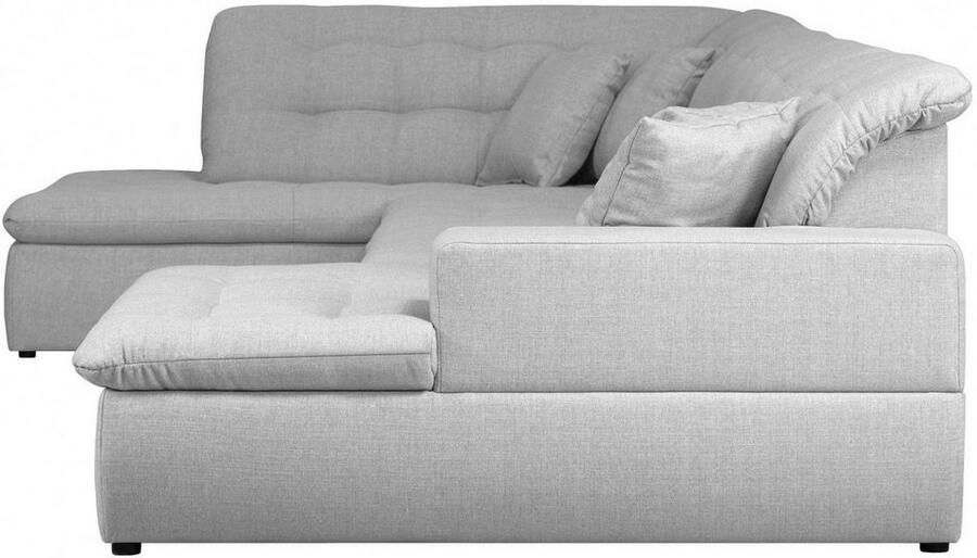 INOSIGN Zithoek BRISBANE nieuw U-model met verfijnd gestikt patroon matte look incl. sierkussens - Foto 3