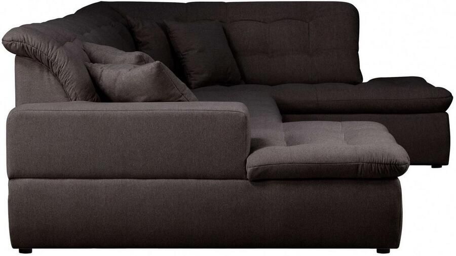 INOSIGN Zithoek BRISBANE nieuw U-model met verfijnd gestikt patroon matte look incl. sierkussens - Foto 2