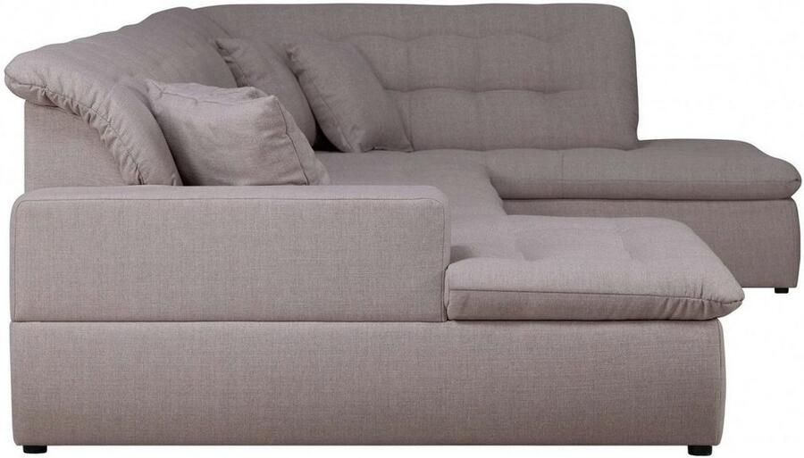 INOSIGN Zithoek BRISBANE nieuw U-model met verfijnd gestikt patroon matte look incl. sierkussens - Foto 2