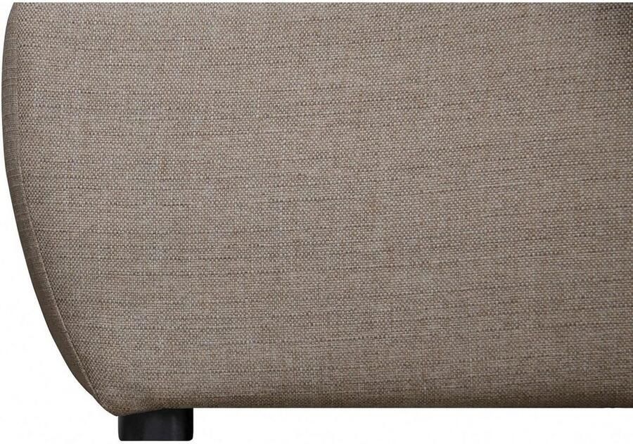 INOSIGN Zithoek BRISBANE nieuw U-model met verfijnd gestikt patroon matte look incl. sierkussens