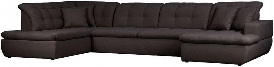 INOSIGN Zithoek BRISBANE nieuw U-model met verfijnd gestikt patroon matte look incl. sierkussens - Foto 6