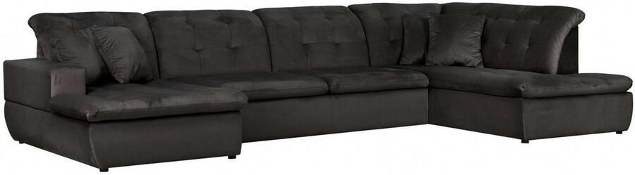 INOSIGN Zithoek BRISBANE nieuw U-model met verfijnd gestikt patroon matte look incl. sierkussens - Foto 5