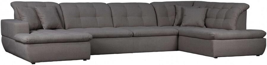 INOSIGN Zithoek BRISBANE nieuw U-model met verfijnd gestikt patroon matte look incl. sierkussens - Foto 6