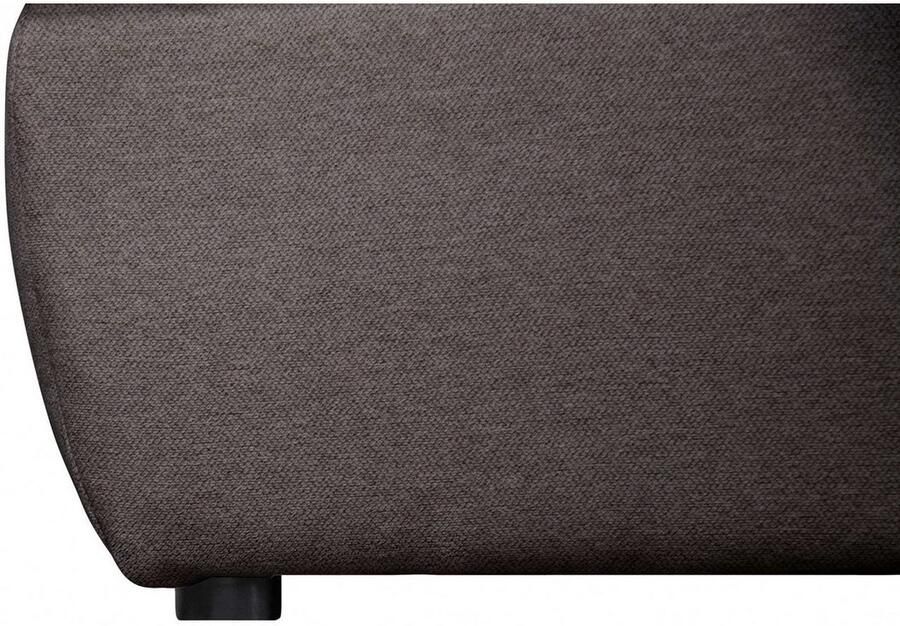 INOSIGN Zithoek BRISBANE nieuw U-model met verfijnd gestikt patroon matte look incl. sierkussens