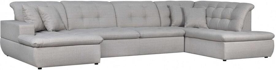 INOSIGN Zithoek BRISBANE nieuw U-model met verfijnd gestikt patroon matte look incl. sierkussens - Foto 5