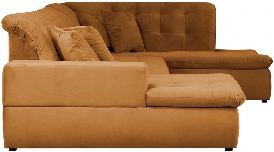 INOSIGN Zithoek BRISBANE nieuw U-model met verfijnd gestikt patroon matte look incl. sierkussens - Foto 3