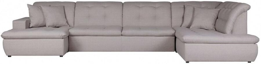 INOSIGN Zithoek BRISBANE nieuw U-model met verfijnd gestikt patroon matte look incl. sierkussens - Foto 6