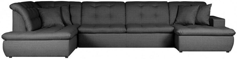 INOSIGN Zithoek BRISBANE nieuw U-model met verfijnd gestikt patroon matte look incl. sierkussens - Foto 6