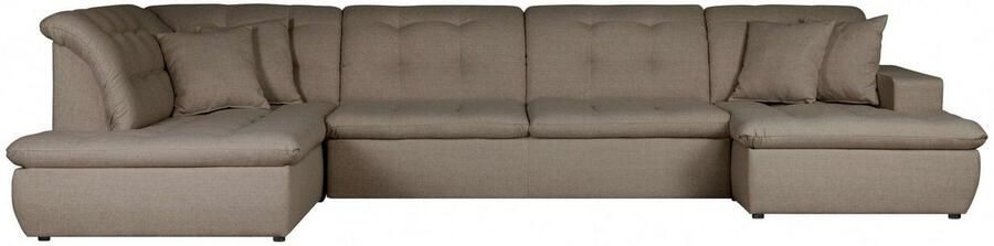 INOSIGN Zithoek BRISBANE nieuw U-model met verfijnd gestikt patroon matte look incl. sierkussens - Foto 7