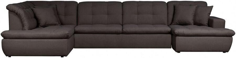 INOSIGN Zithoek BRISBANE nieuw U-model met verfijnd gestikt patroon matte look incl. sierkussens - Foto 5