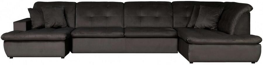 INOSIGN Zithoek BRISBANE nieuw U-model met verfijnd gestikt patroon matte look incl. sierkussens - Foto 6