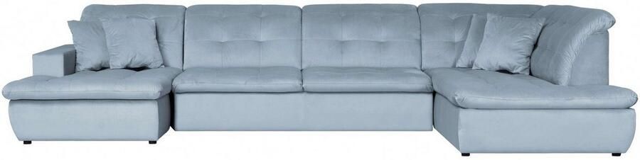 INOSIGN Zithoek BRISBANE nieuw U-model met verfijnd gestikt patroon matte look incl. sierkussens - Foto 6