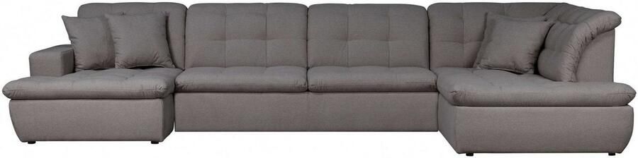 INOSIGN Zithoek BRISBANE nieuw U-model met verfijnd gestikt patroon matte look incl. sierkussens - Foto 5