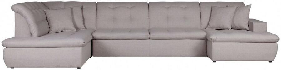 INOSIGN Zithoek BRISBANE nieuw U-model met verfijnd gestikt patroon matte look incl. sierkussens - Foto 6