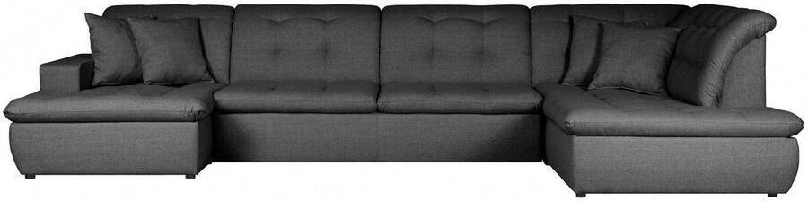 INOSIGN Zithoek BRISBANE nieuw U-model met verfijnd gestikt patroon matte look incl. sierkussens - Foto 6