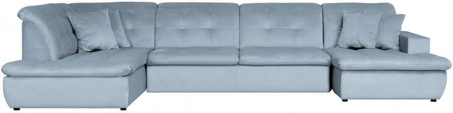 INOSIGN Zithoek BRISBANE nieuw U-model met verfijnd gestikt patroon matte look incl. sierkussens - Foto 6