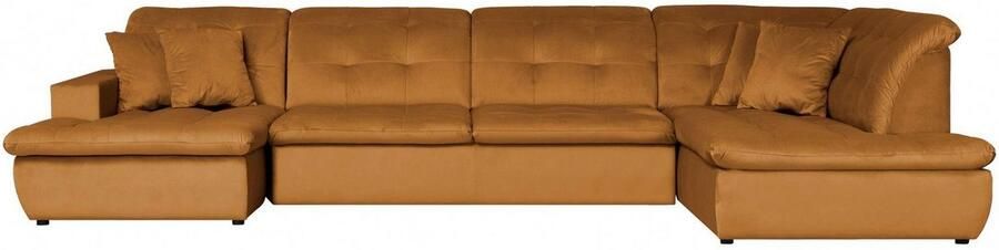 INOSIGN Zithoek BRISBANE nieuw U-model met verfijnd gestikt patroon matte look incl. sierkussens - Foto 6