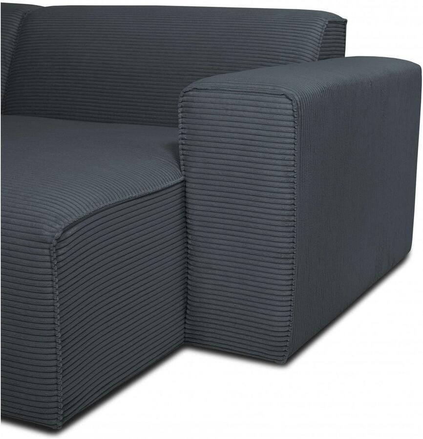 INOSIGN Zithoek Clayton in een trendy ribfluwelen bekleding diverse combinaties mogelijk - Foto 2