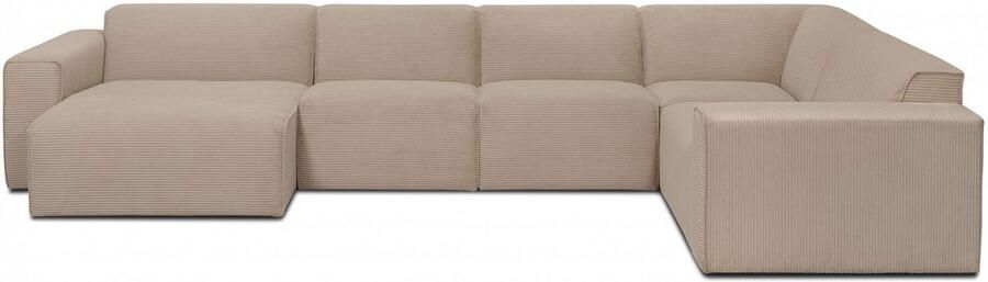 INOSIGN Zithoek Clayton in een trendy ribfluwelen bekleding diverse combinaties mogelijk - Foto 8