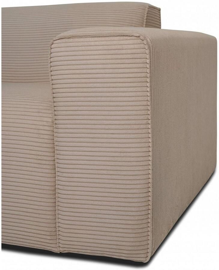 INOSIGN Zithoek Clayton in een trendy ribfluwelen bekleding diverse combinaties mogelijk - Foto 3