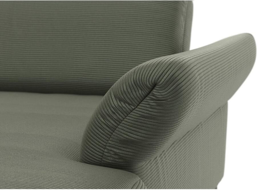 INOSIGN Zithoek Coco U-vorm Verstelbare zitdiepte armleuning en hoofdeind cordbekleding poothoogte 15 cm - Foto 3