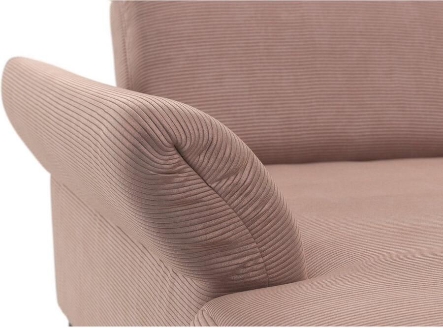 INOSIGN Zithoek Coco U-vorm Verstelbare zitdiepte armleuning en hoofdeind cordbekleding poothoogte 15 cm - Foto 3