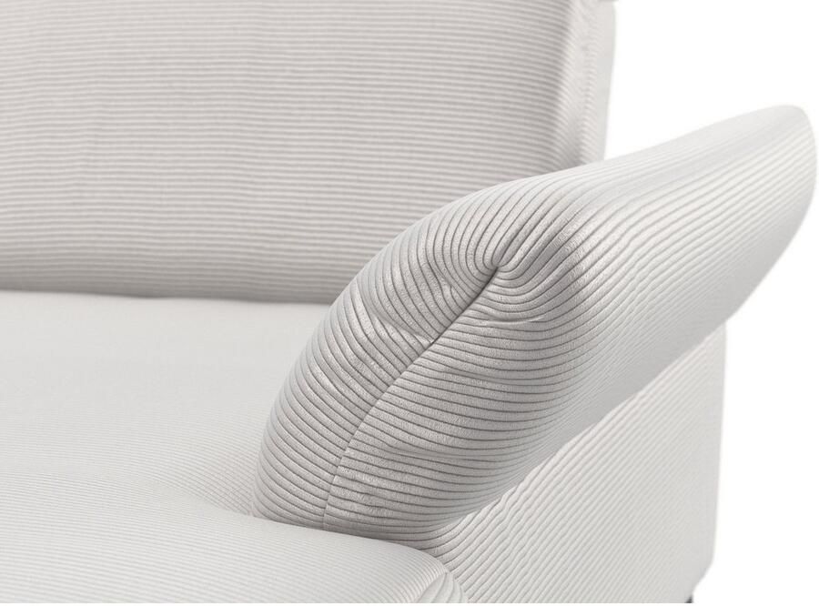 INOSIGN Zithoek Coco U-vorm Verstelbare zitdiepte armleuning en hoofdeind cordbekleding poothoogte 15 cm - Foto 3