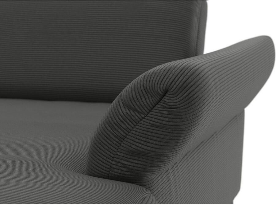 INOSIGN Zithoek Coco U-vorm Verstelbare zitdiepte armleuning en hoofdeind cordbekleding poothoogte 15 cm - Foto 3