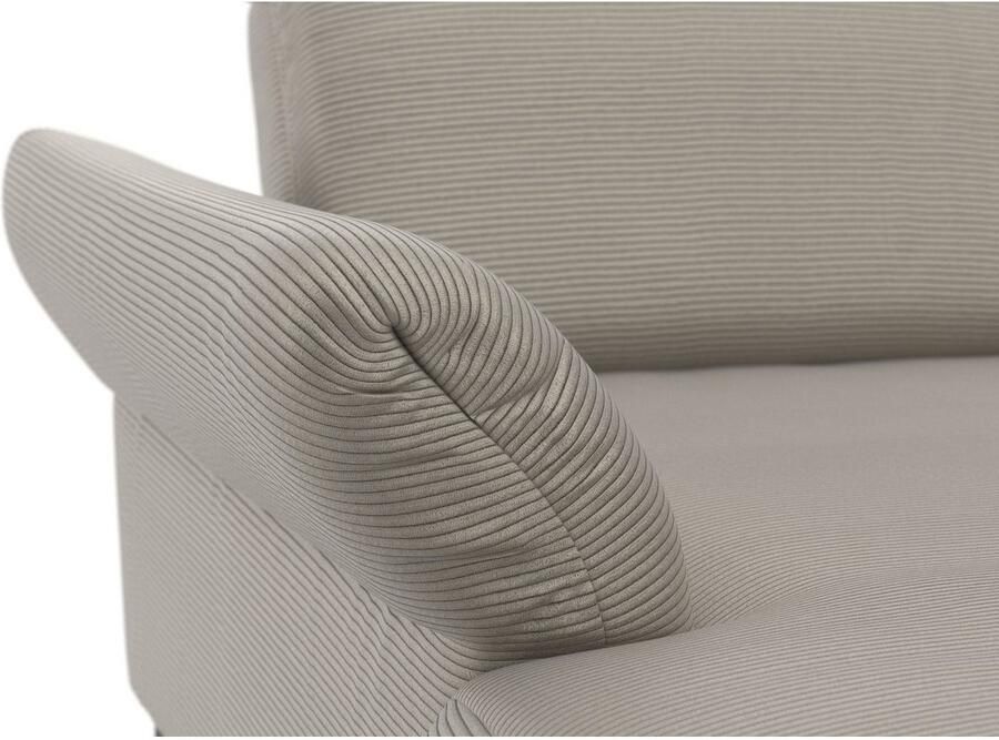 INOSIGN Zithoek Coco U-vorm Verstelbare zitdiepte armleuning en hoofdeind cordbekleding poothoogte 15 cm - Foto 3