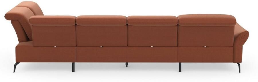 INOSIGN Zithoek Coco U-vorm Verstelbare zitdiepte armleuning en hoofdeind cordbekleding poothoogte 15 cm - Foto 7