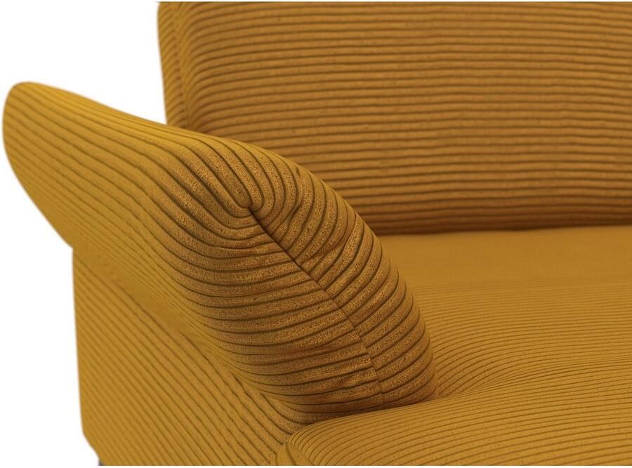 INOSIGN Zithoek Coco U-vorm Verstelbare zitdiepte armleuning en hoofdeind cordbekleding poothoogte 15 cm - Foto 3