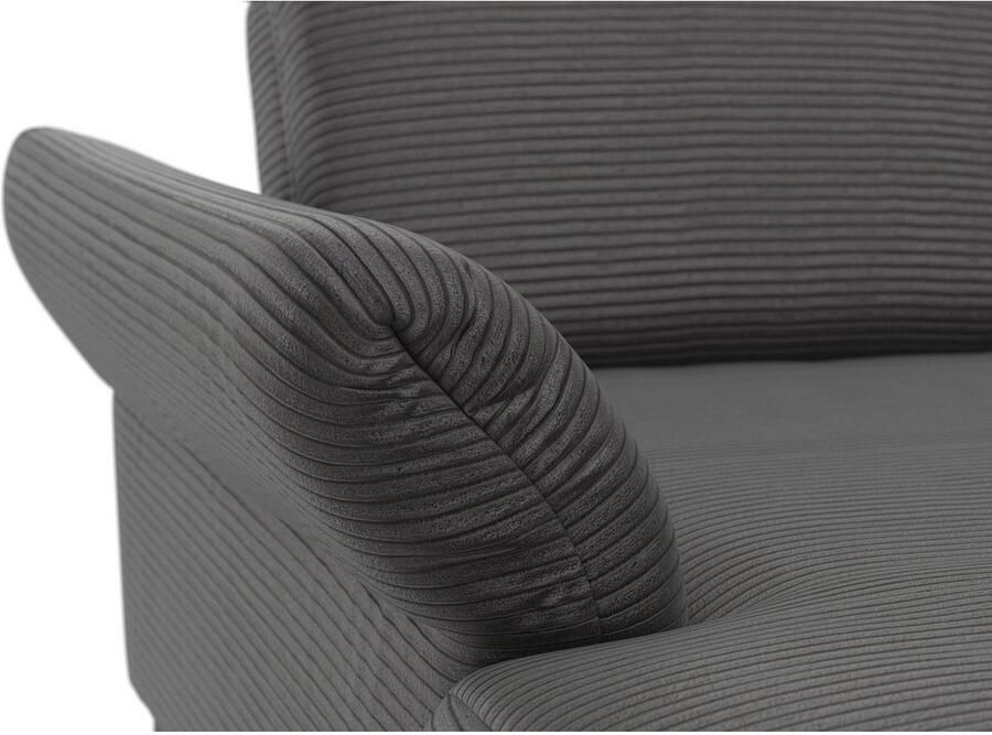 INOSIGN Zithoek Coco U-vorm Verstelbare zitdiepte armleuning en hoofdeind cordbekleding poothoogte 15 cm - Foto 3