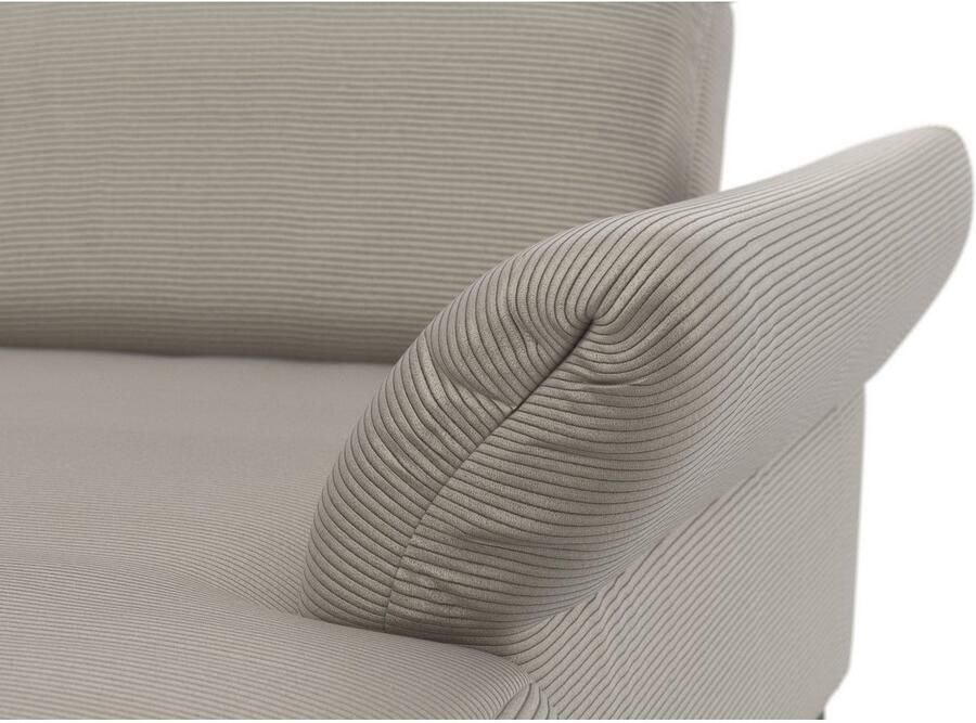 INOSIGN Zithoek Coco U-vorm Verstelbare zitdiepte armleuning en hoofdeind cordbekleding poothoogte 15 cm - Foto 3