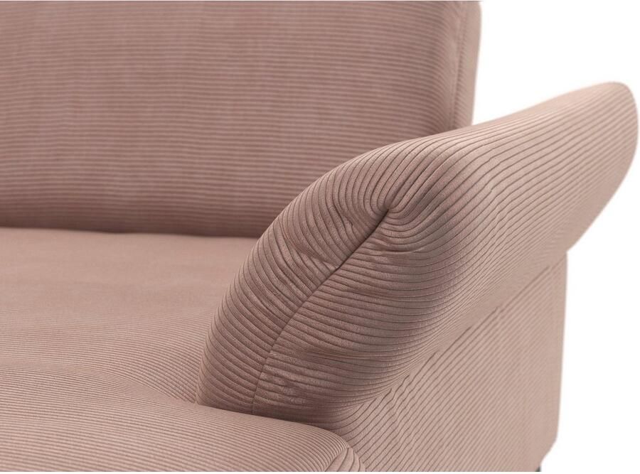 INOSIGN Zithoek Coco U-vorm Verstelbare zitdiepte armleuning en hoofdeind cordbekleding poothoogte 15 cm - Foto 3