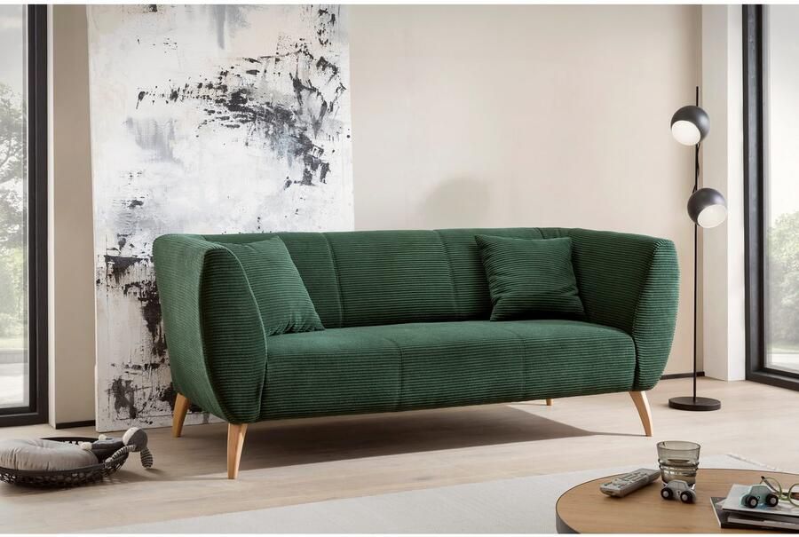 INOSIGN 3-zitsbank twee verschillende pootkleuren naar keuze - Foto 3