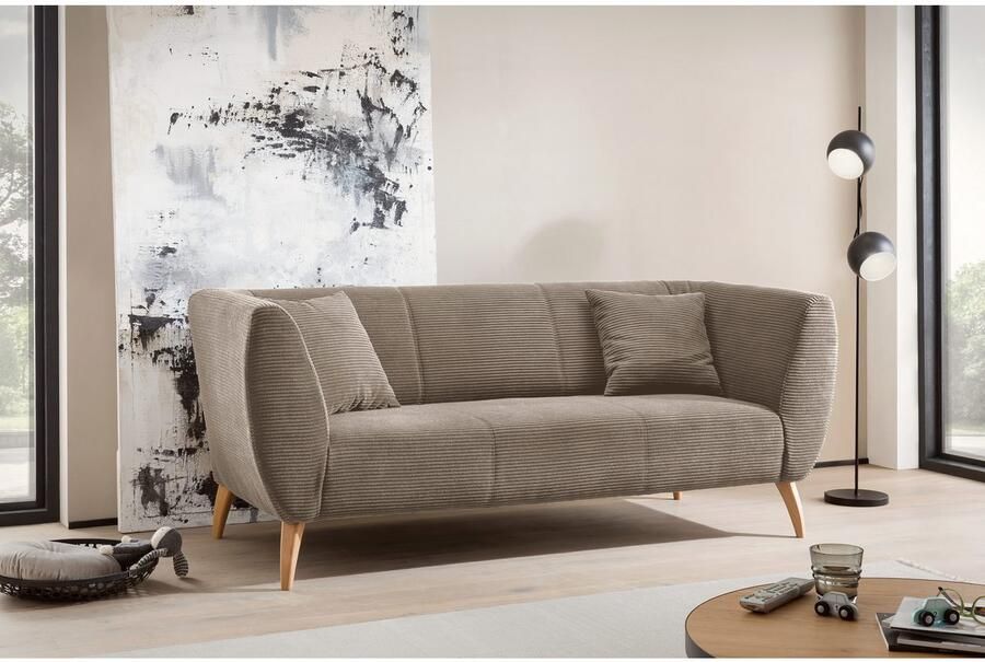 INOSIGN 3-zitsbank twee verschillende pootkleuren naar keuze - Foto 3