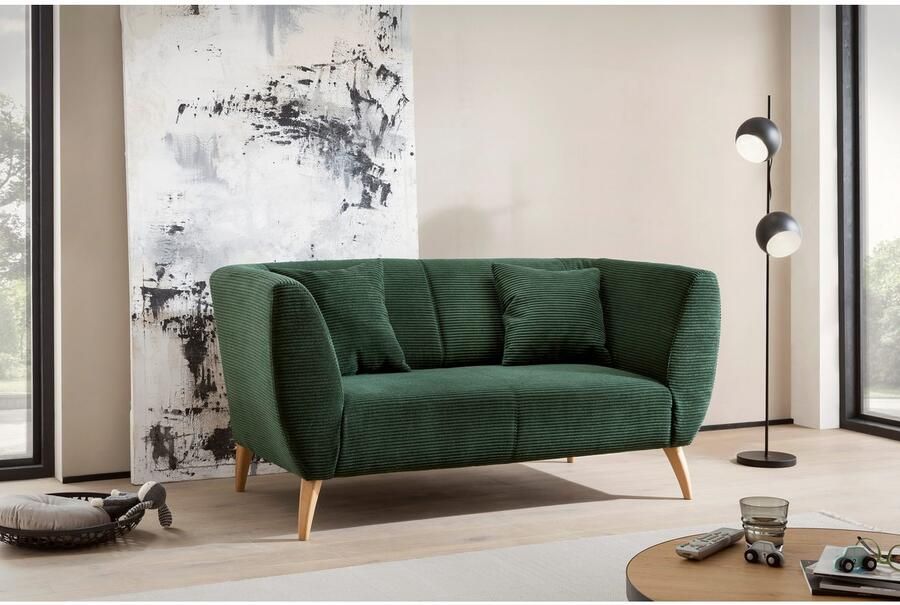 INOSIGN 2-zitsbank twee verschillende pootkleuren naar keuze - Foto 3