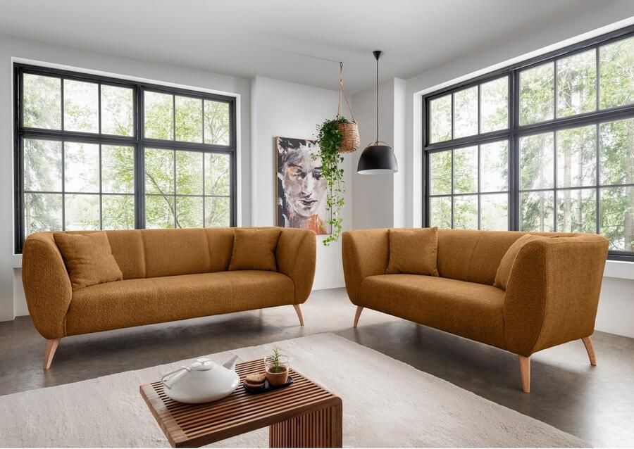 INOSIGN 3-zitsbank twee verschillende pootkleuren naar keuze - Foto 4