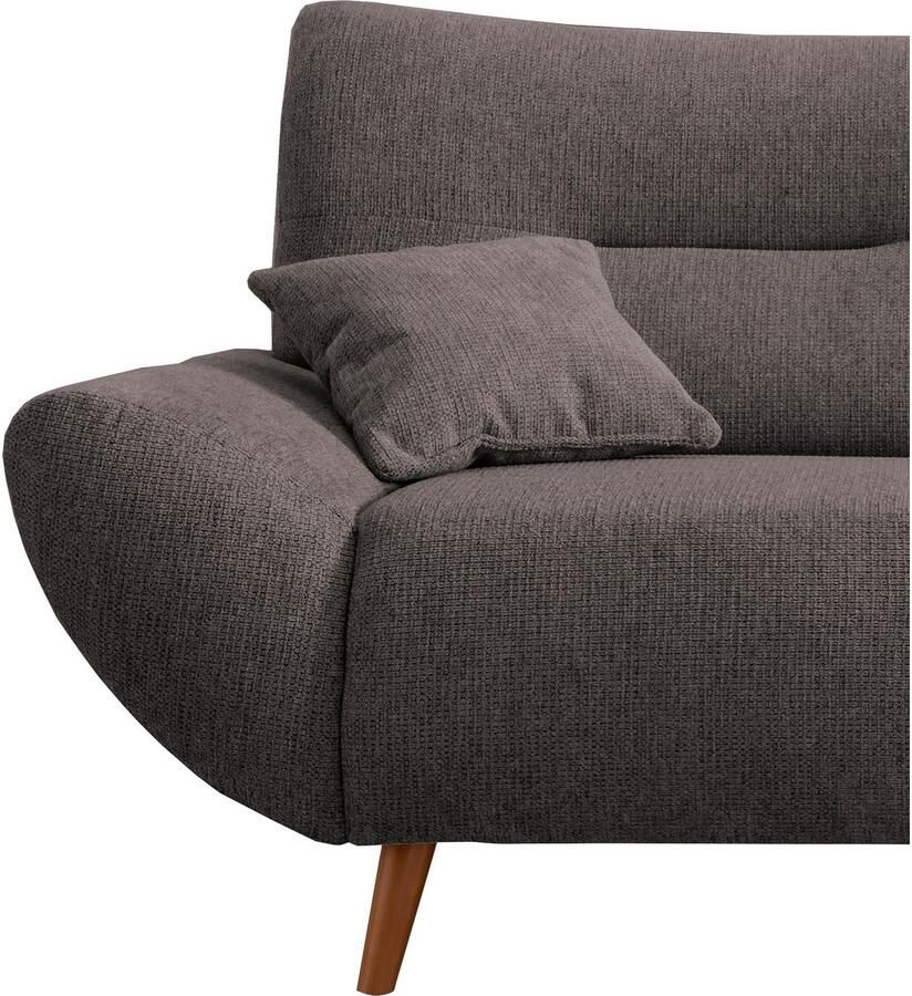 INOSIGN Zithoek Drago elegant en tijdloos comfortabel moderne vormtaal leverbaar als fauteuil hoekbank diverse stoffen incl. 2 sierkussens (set 3-delig)