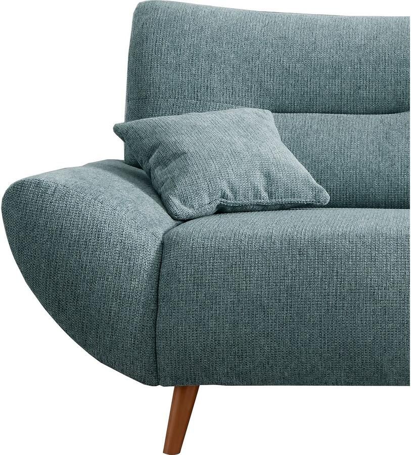 INOSIGN Zithoek Drago elegant en tijdloos comfortabel moderne vormtaal leverbaar als fauteuil hoekbank diverse stoffen incl. 2 sierkussens (set 3-delig) - Foto 2