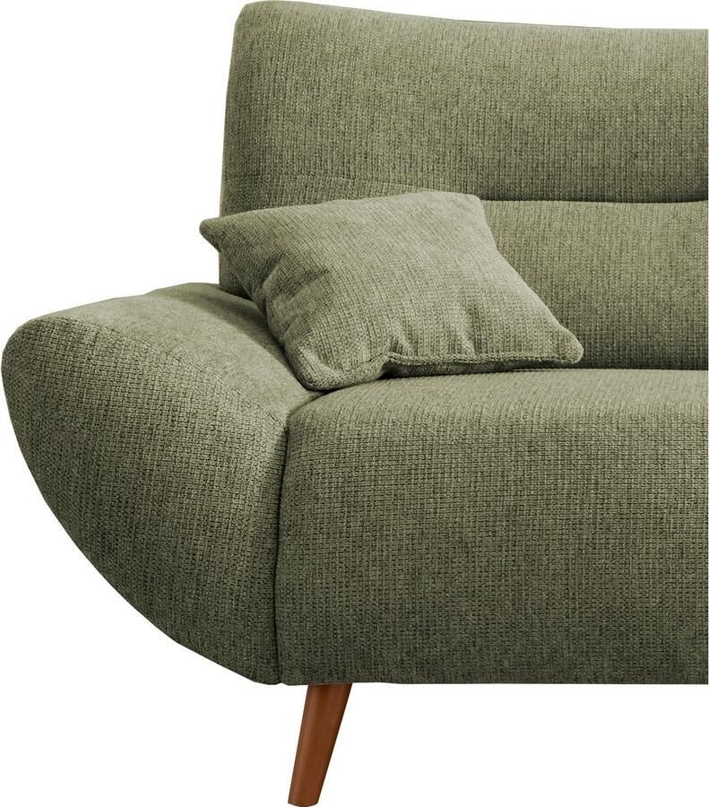 INOSIGN Zithoek Drago elegant en tijdloos comfortabel moderne vormtaal leverbaar als fauteuil hoekbank diverse stoffen incl. 2 sierkussens (set 3-delig) - Foto 2