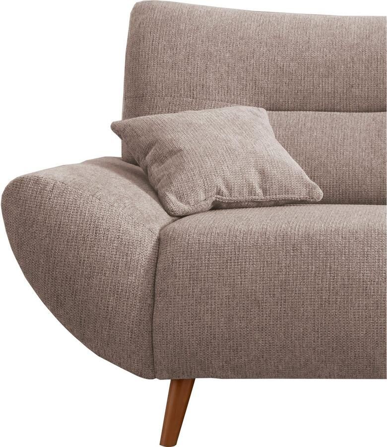 INOSIGN Zithoek Drago elegant en tijdloos comfortabel moderne vormtaal leverbaar als fauteuil hoekbank diverse stoffen incl. 2 sierkussens (set 3-delig) - Foto 2