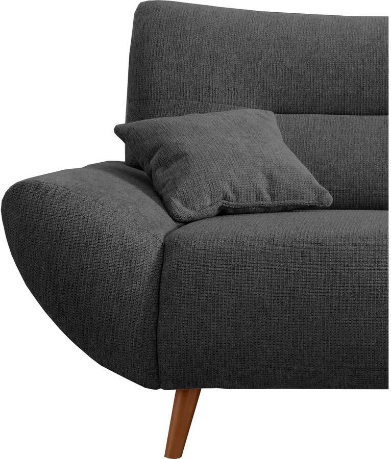 INOSIGN Zithoek Drago elegant en tijdloos comfortabel moderne vormtaal leverbaar als fauteuil hoekbank diverse stoffen incl. 2 sierkussens (set 3-delig) - Foto 2