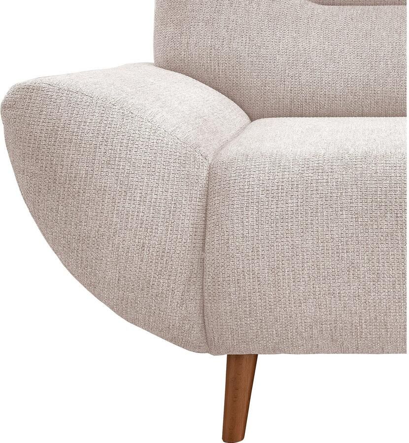 INOSIGN Zithoek Drago elegant en tijdloos comfortabel moderne vormtaal leverbaar als fauteuil hoekbank diverse stoffen incl. 2 sierkussens (set 3-delig)
