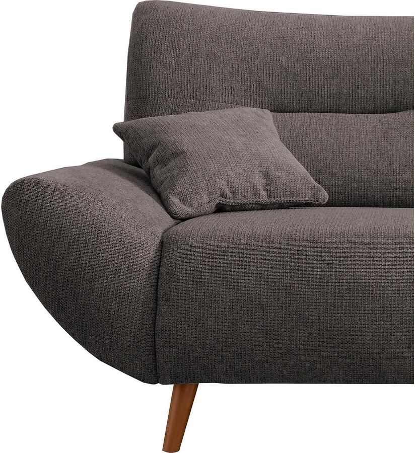 INOSIGN Zithoek Drago modern en tijdloos actuele vormtaal comfortabel leverbaar als fauteuil hoekbank diverse stoffen incl. 2 sierkussens (set 2-delig) - Foto 2