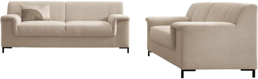 INOSIGN Zithoek Jamie 2 ook in corduroy Set: bestaande uit 1 5- en 2 5-zitter (2-delig) - Foto 8