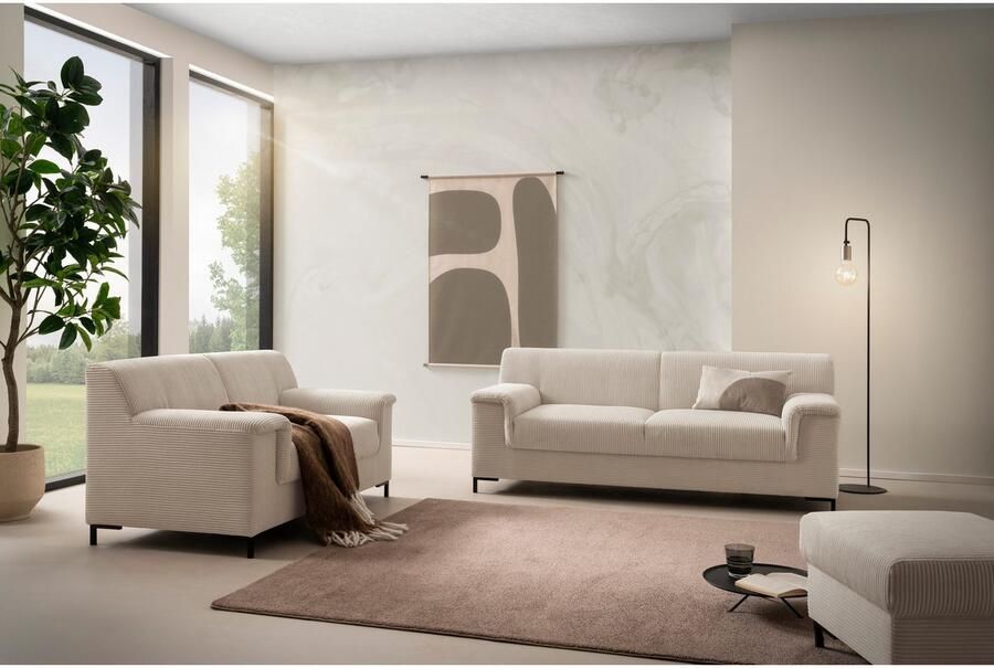 INOSIGN Zithoek Jamie 2 ook in corduroy Set: bestaande uit 1 5- en 2 5-zitter (2-delig) - Foto 3