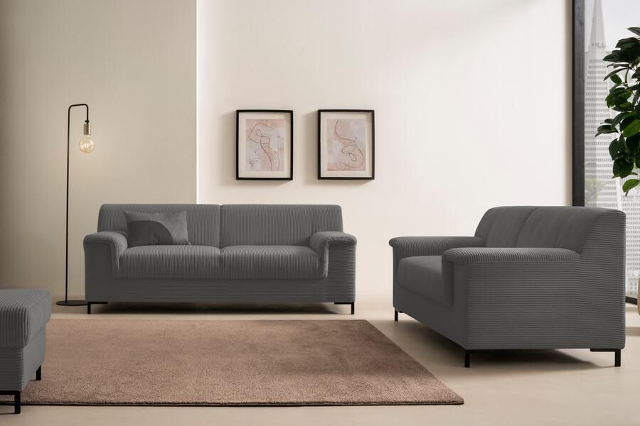 INOSIGN Zithoek Jamie 2 ook in corduroy Set: bestaande uit 1 5- en 2 5-zitter (2-delig) - Foto 9