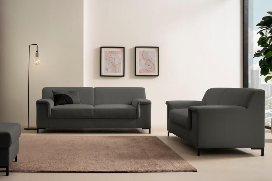 INOSIGN Zithoek Jamie 2 ook in corduroy Set: bestaande uit 1 5- en 2 5-zitter (2-delig) - Foto 10